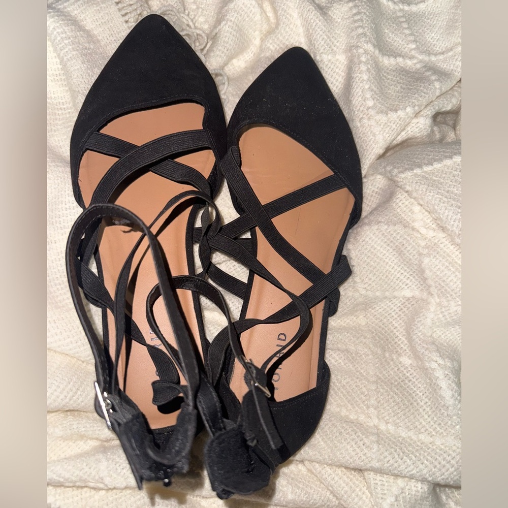 Black Strappy Women's Shoes
